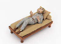 Monkey Mind
2014
bronze and mixed media
30 x 60 x 30 cm