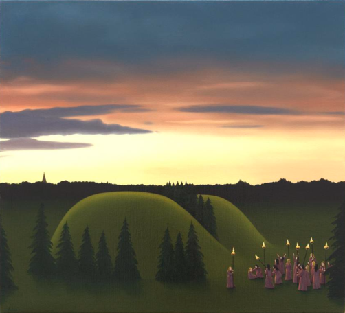 Gryningens döttrar
2015
oil on canvas
50 x 55 cm