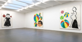 Omkonst about Donald Baechlers exhibition Early Works