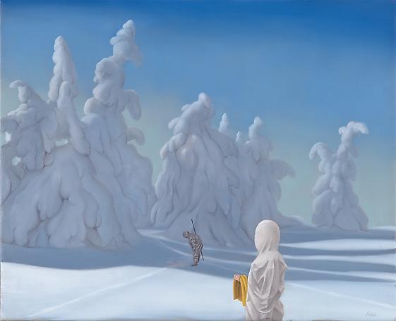 The Traces 
2008 
oil on canvas
31 x 38 cm