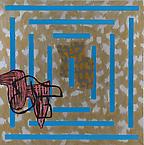 Heavy Mental
1985
oil on canvas 
180 x 180 cm