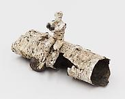 Channeling 
2012
birch bark and dental plaster
14 x 34 x 40 cm