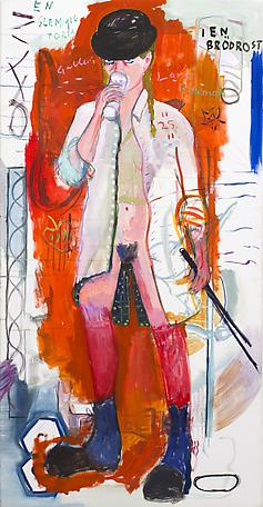En slemmig torsk
2011
oil on canvas
177 x 91 cm