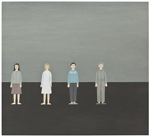 Två flickor och två pojkar
2009
oil on panel
48 x 53 cm
