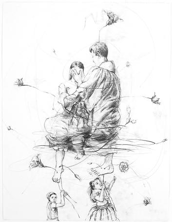 Linn Fernström
Dopet i underjorden
2010
pen on paper
66 x 50 cm