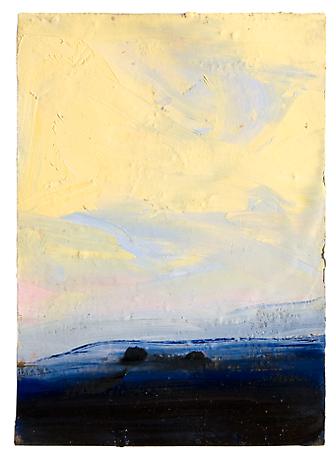 Eliopainting no. 9
2009
oil and wax on paper
15 x 10 cm