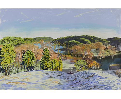 Stäket nr 7
2008
pastel
75 x 110 cm