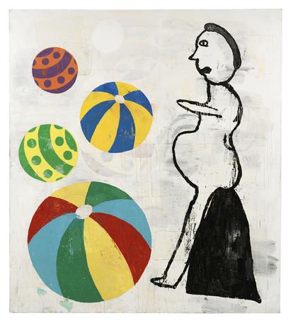 Balzace
1989
acrylic and fabric collage on canvas
290 x 260 cm