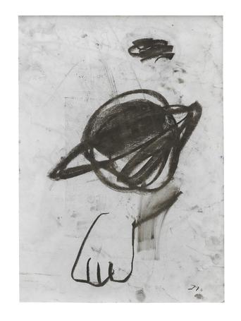 Teckning 4, 2016
mixed media on paper
66 x 49.5 cm