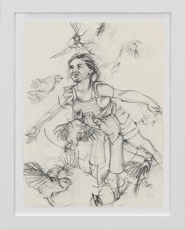 Linn Fernström
Flygande flicka, 2015
pen on paper
83 x 67 cm