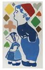 Home and Away. "The red hat"
1990
acrylic and fabric collage on canvas
305 x 183 cm