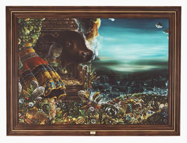 Päronminne
2015
mixed media on mdf
109 x 144 cm