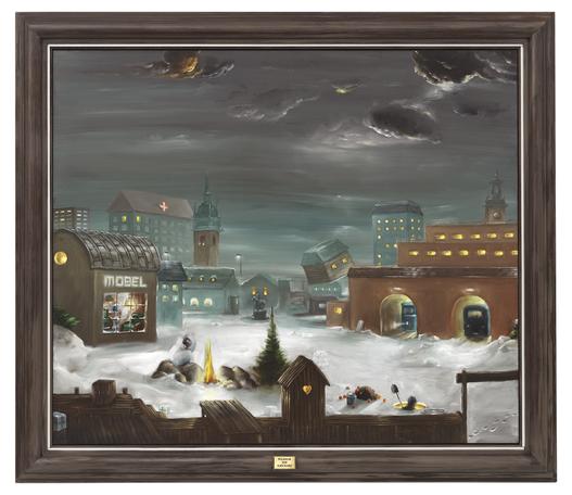 Julaftonskväll
2015
mixed media on mdf
96 x 110 cm