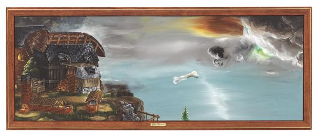 Den gamla smedjan
2015
mixed media on mdf
53 x 133 cm