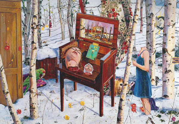 Pigtittaren
2000
oil on canvas
208 x 302 cm