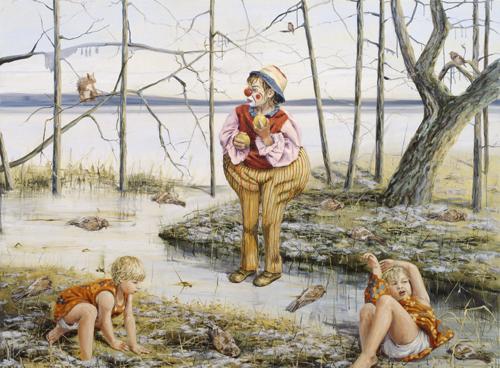 Clownen
2007
oil on canvas
190 x 260 cm