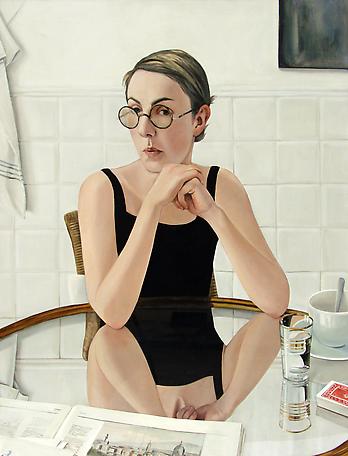Au Café 
2009
oil on canvas
89 x 116 cm