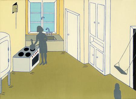 Det gamla köket (The Old Kitchen) 
2008
oil on canvas
47 x 64 cm
