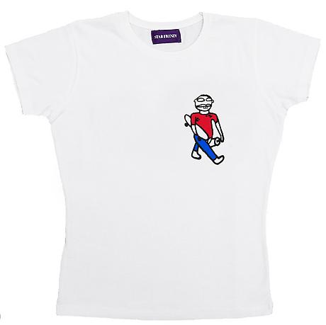 BJARNE MELGAARD - T-SHIRT

Made for the 2011 The Sadistic Skater show at Lars Bohman Gallery. 
Male M-XL
Female S-L