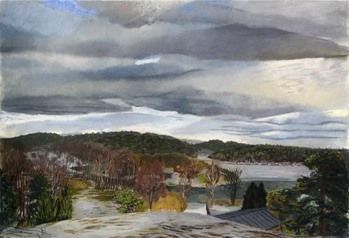 Stäket nr 16
2009
pastel on paper
84 x 115 cm
