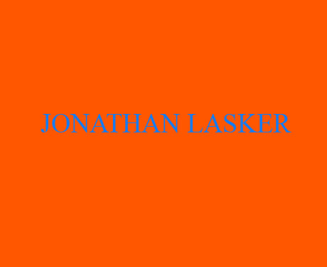 JONATHAN LASKER 

Paperback
20,5 x 25,5 cm
Illustrated throughout
Published by Sperone Weswater 1996
Price: SEK 250