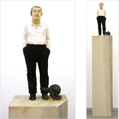 Prisoner
2003
painted wawa wood
h: 168 cm