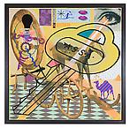 ASSA (ABRAXAS - SAXARBA)
1989 - 1990
gouache, acrylic, spray and collage on canvas fixed on panel
200 x 200 cm