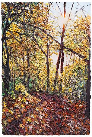 Hudson in Fall, Cold Spring
2001
oil on wood panel
91.5 x 61 cm