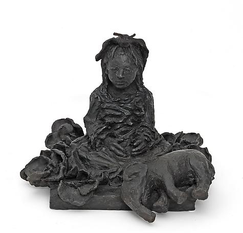 Flicka på ett strå
2014
bronze
25 x 35 x 35 cm