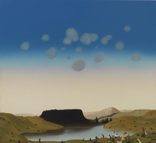 Patrik Andiné
Festival, 2014/15
oil on panel
34 x 37 cm